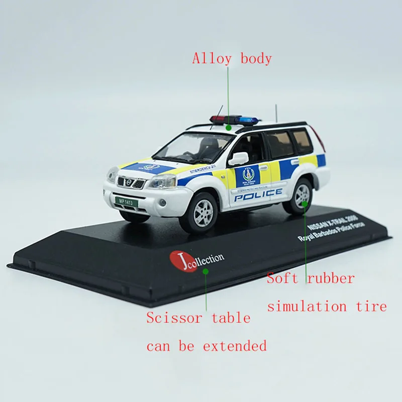 1/43 масштаб классический сплав Nissan X-Trail 2008 королевская модель автомобиля литье под давлением игрушки Детский подарок коллекция дисплей с основанием