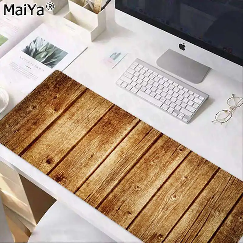 Maiya Vintage Cool High end Beautiful Wood Laptop Computer Mousepad Free Shipping Large Mouse Pad Keyboards Mat