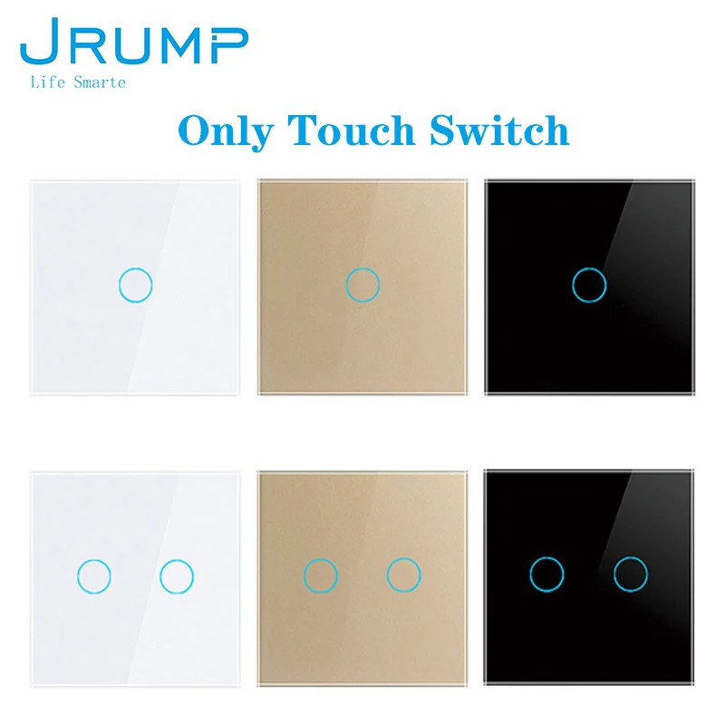 JRUMP ЕС Стандартный сенсорный выключатель прерыватель светильник переключатели