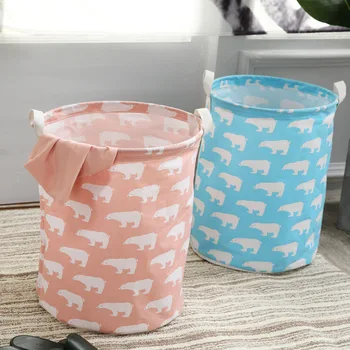 

Foldable Laundry Basket Large Capacity Laundry Hamper Dirty Clothes Storage Organizer Bucket Homehold Storage Bag