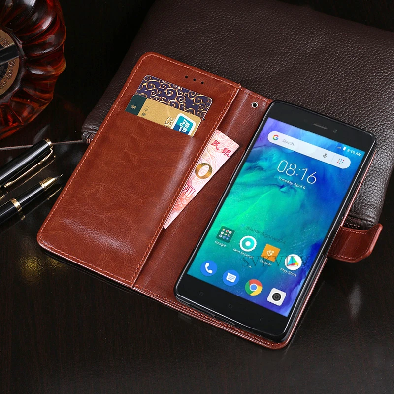 phone cases for xiaomi Redmi GO Luxury Leather Flip Case for Xiaomi Redmi GO BOOK Wallet Capa Soft TPU Silicone Cover xiaomi leather case design