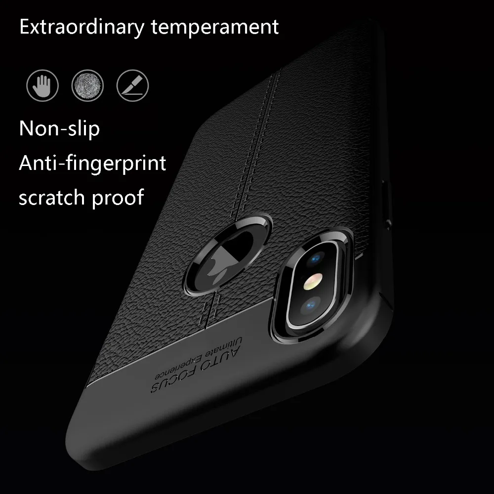 Мягкий ТПУ имитация кожи личи чехол для телефона для iphone 6 6S plus 7 7S 8 8S 5 5S 5E XR XS MAX X 11 pro Max чехол