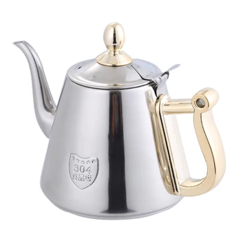 

Thick 1.5L SUS304 stainless steel coffee pot water bottle tea device french press coffee pot milk fashion pot