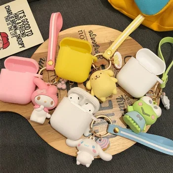

Airpods Case Silicone Cute Apple Wireless Bluetooth Headset Soft Shell Sanrio Pudding Dog Cartoon