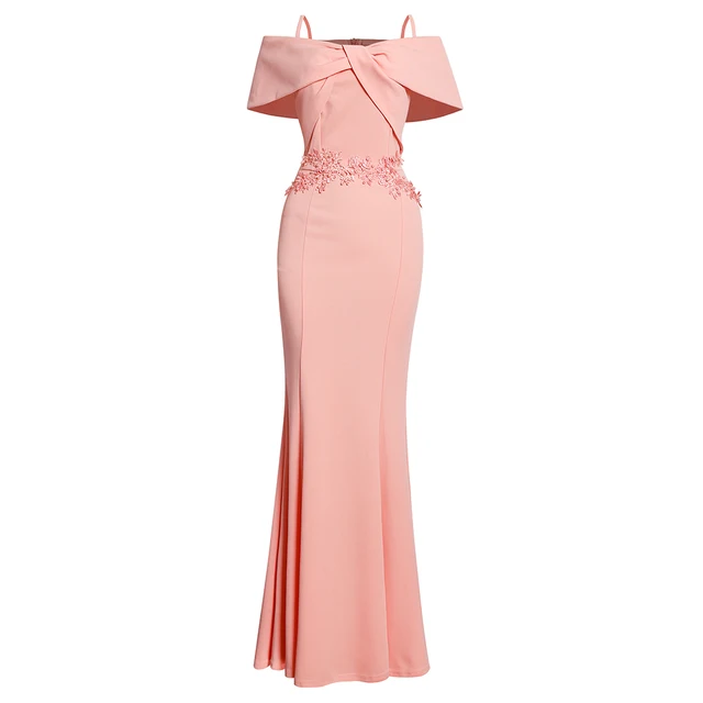 MD Wedding Party Sexy Dress 2022 New African Dresses For Women Beading Dashiki Ankara Outfits Kaftan Elegant Ladies Slim Gowns Pink