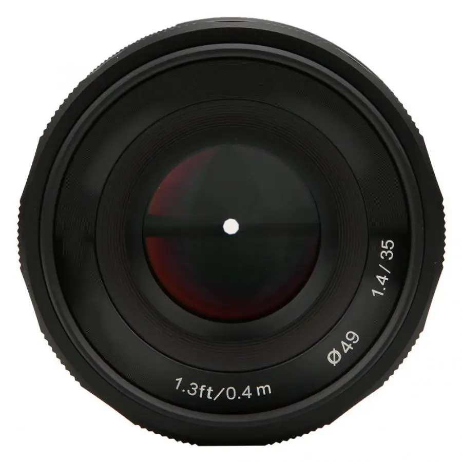 Meike lente para celular 35 мм F1.4APS-C Фокус объектив портрет большая апертура для Canon EOS-M Крепление камеры EF-M аксессуары