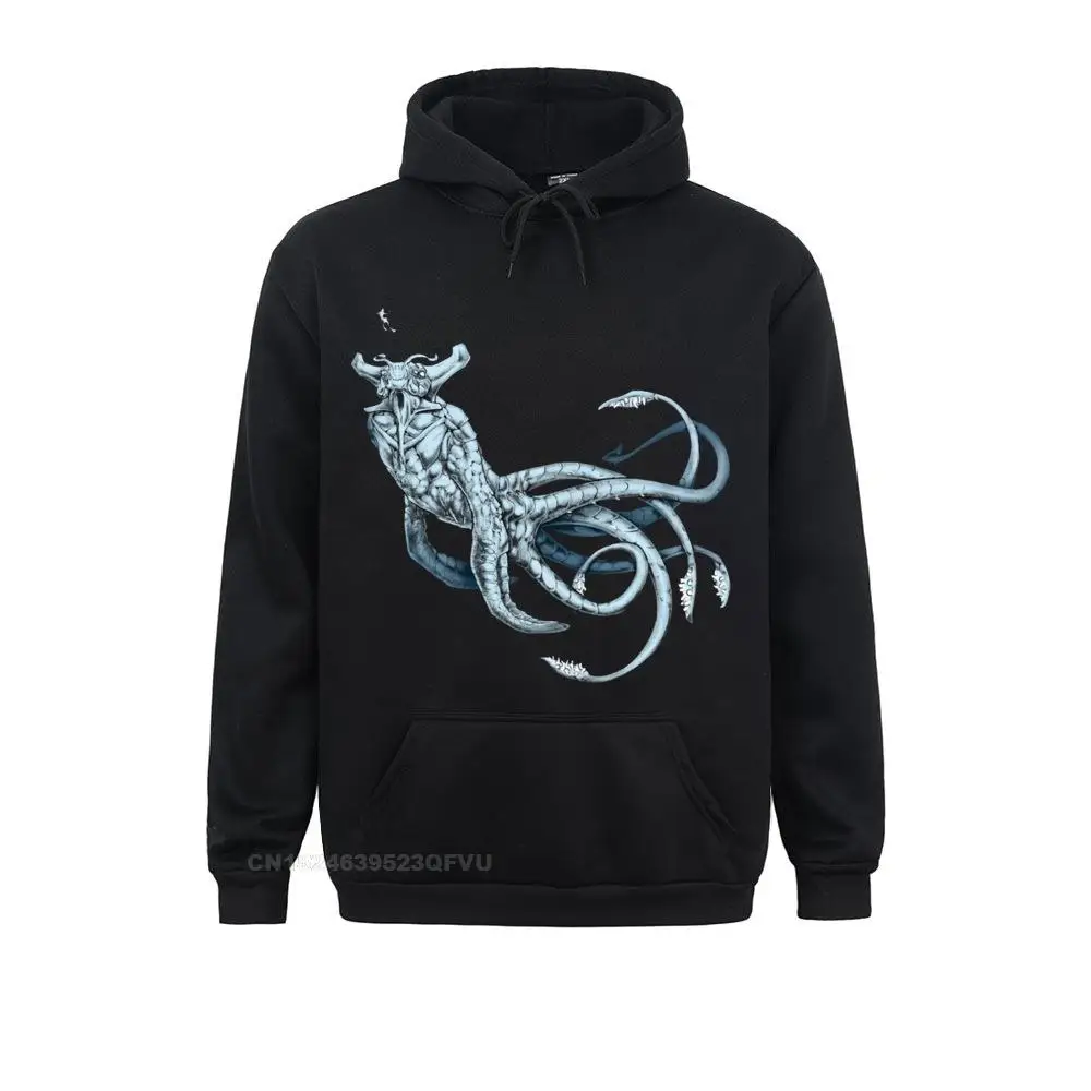 Sea Emperor Transparent Subnautica Men Women Games Sea Leviathan Reaper Diving Fish Hoodie Cotton Oversized