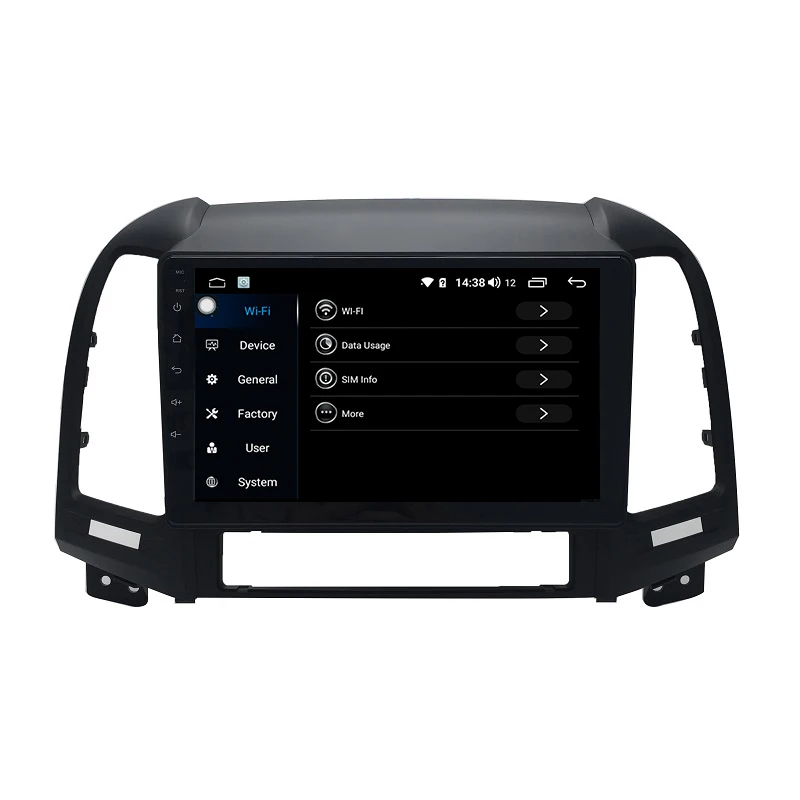Santafe Android 9,0 Восьмиядерный 4+ 64G плеер 1 Din Multimidia Авторадио для 2006-2012 hyundai Santa fe