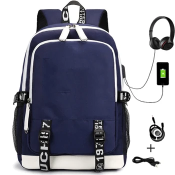 

Women School Backpacks Anti Theft USB Charge Backpack Waterproof Bagpack Teenage Travel Bag Oxford cloth Large School Backpack