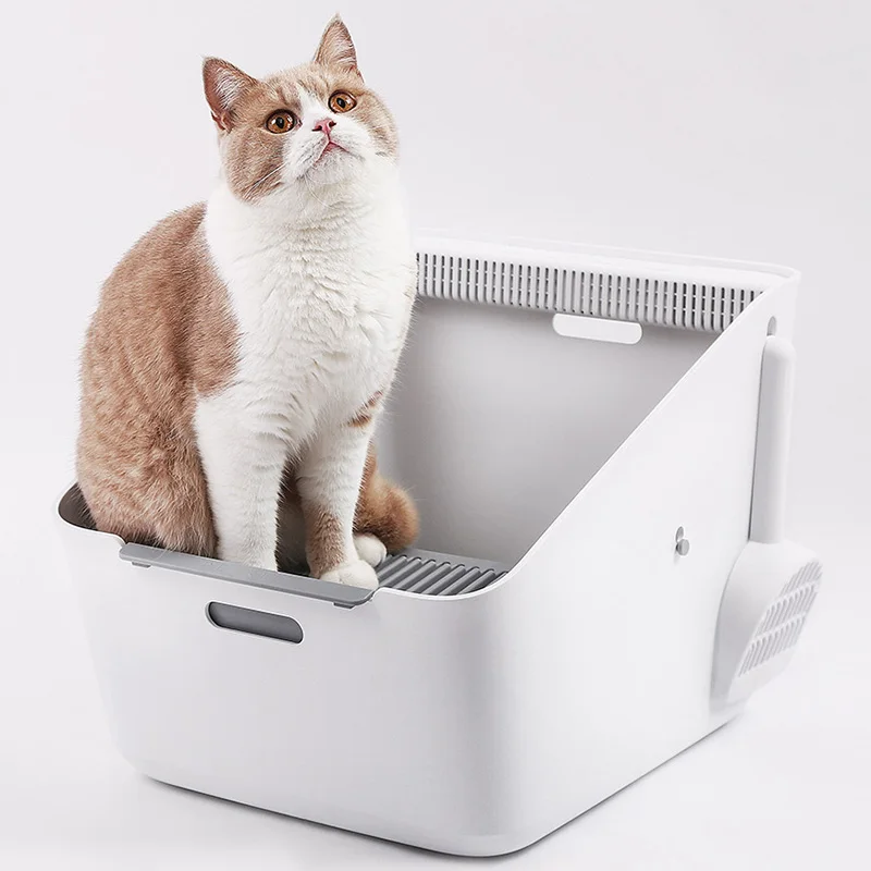 

Xiaomi Youpin Inductive Net Smell Cat Toilet Detachable Multi-Effect Net Odor Inhibition Easy Cleanning Cat Bedpans