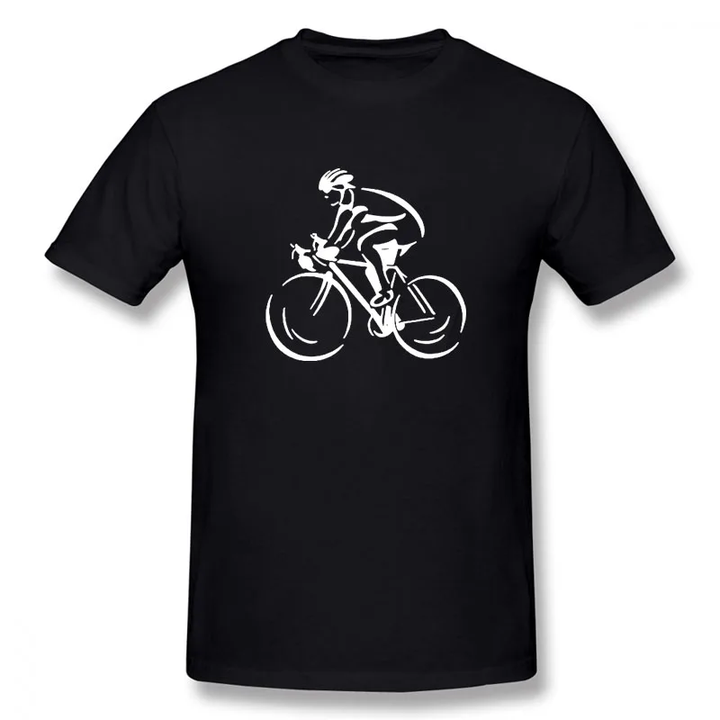 

Cyclist Bicycle Cycle T-shirt Fashion Funny Short Sleeve Causal O-neck Tops Hip Hop 100% Cotton Eu Size Oversize Tee Shirts