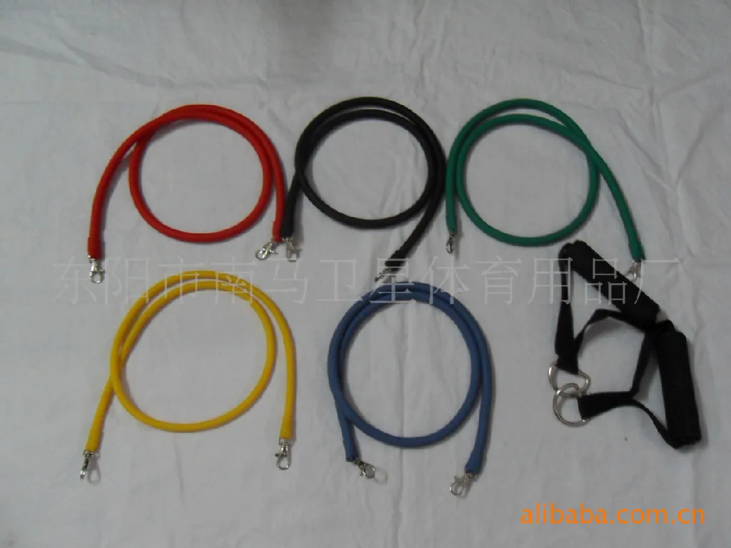 Chest Expander 7 Article Deconstructable Latex Pull Rope Fitness Equipment Household Portable Fitness Suit