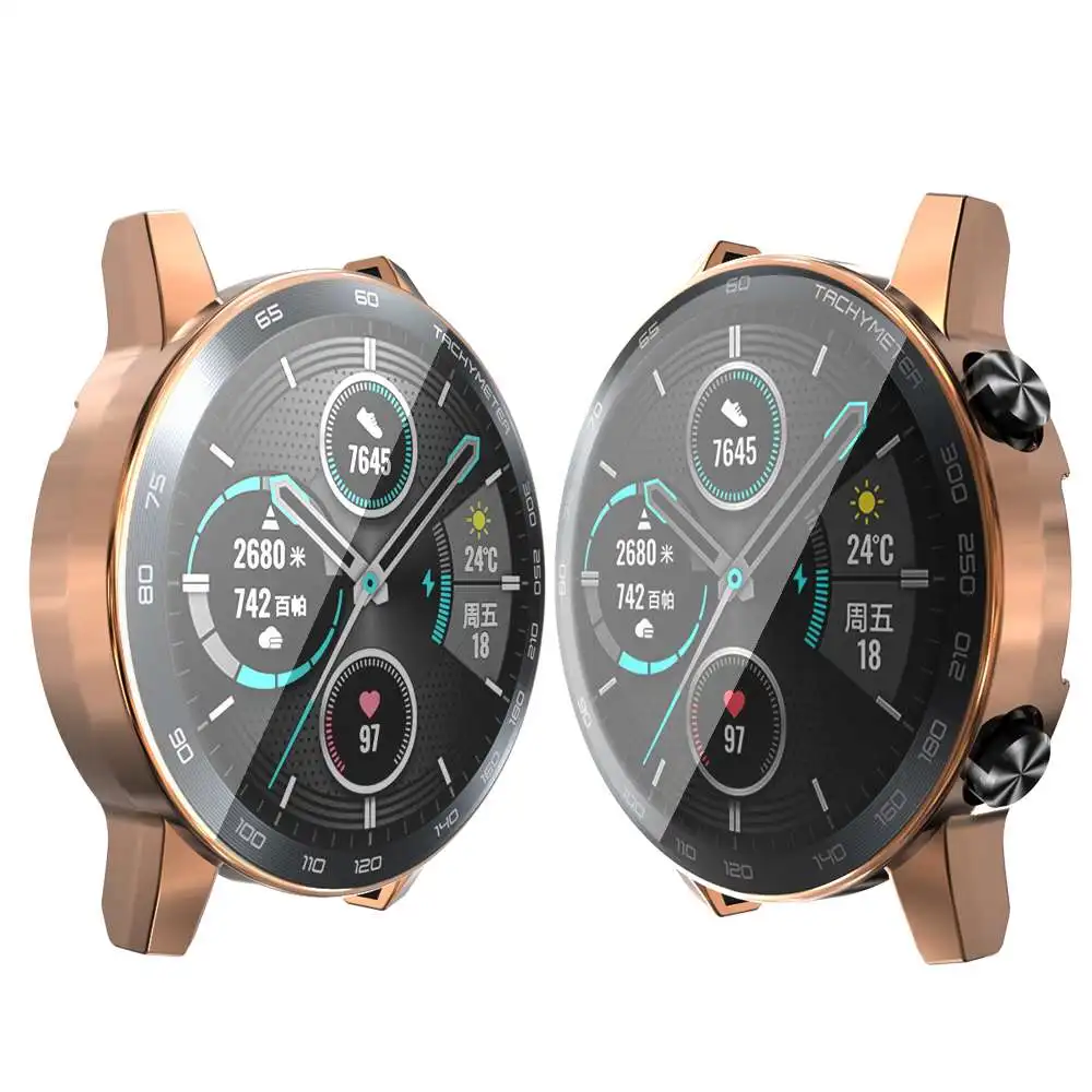 Ultra-Durable 360° Full Cover TPU Watch Case - Protective Bumper Cover