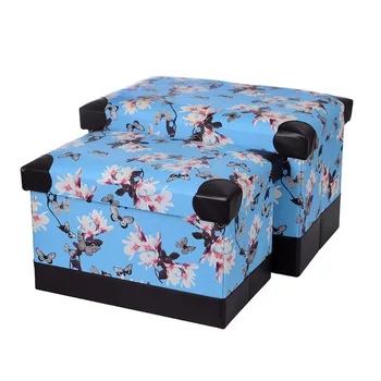 

Modern Simple European Style Creative Leather Multifunctional Storage Stool Clothe Storage Storage Stool Home Stool Storage Box