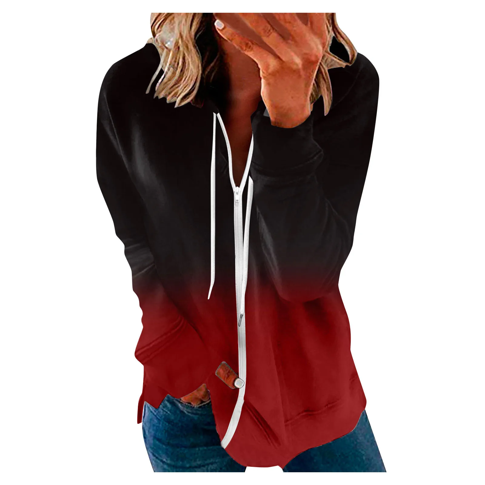 Свитшот на молнии кардиган Женская толстовка свитшоты модное пальто с длинным