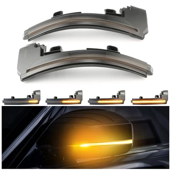 

2xFor Land Rover Discovery 4 LR4 Range Rover Sport Evoque Dynamic Turn Signal Light LED Side Mirror Sequential Indicator Blinker