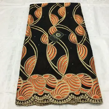 

Pure Cotton New African Lace Fabric High Quality Swiss Voile Lace in Switzerland 100%Cotton 2020 Nigerian French Lace 5Yards/lot