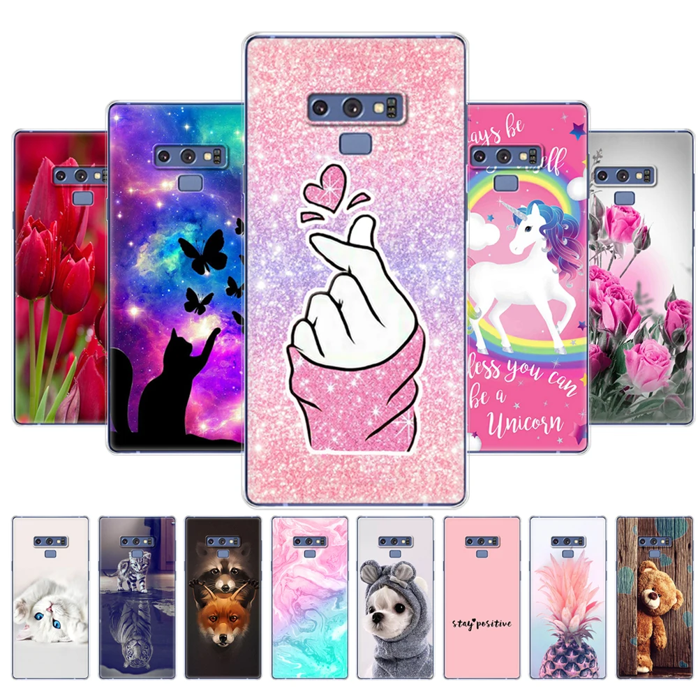 Per Samsung Galaxy Note 9 Custodia In Silicone Morbido Tpu Cover Posteriore Per Samsung Galaxy Note 9 Custodia Per Samsung Note 9 Coque Bumper