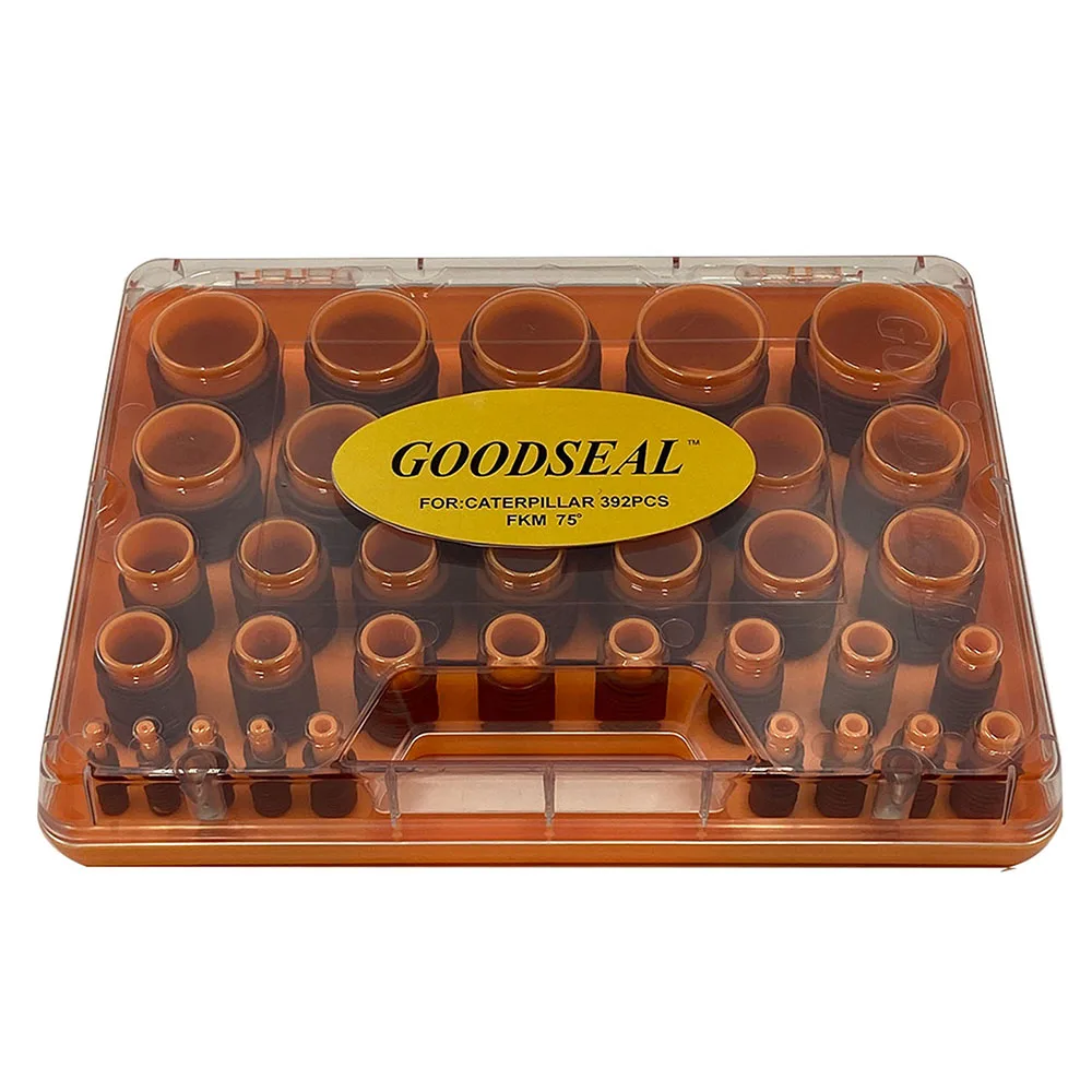 Kit O-Ring In Gomma Marrone Fkm Fpm Viton 90 Shore Escavatore Caterpillar Cat Guarnizione In Gomma O-Ring Kit Assortimento