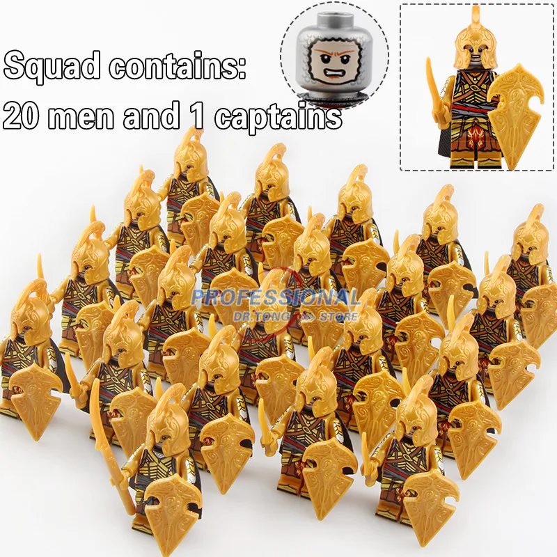 XP249 20pcs XP247 DR. TONG 21 шт./лот Игра престолов Эддард Старк лед и огонь Amry фигурки строительные блоки кирпичи подарок игрушки детские подарки - Цвет: XP249 20pcs XP247