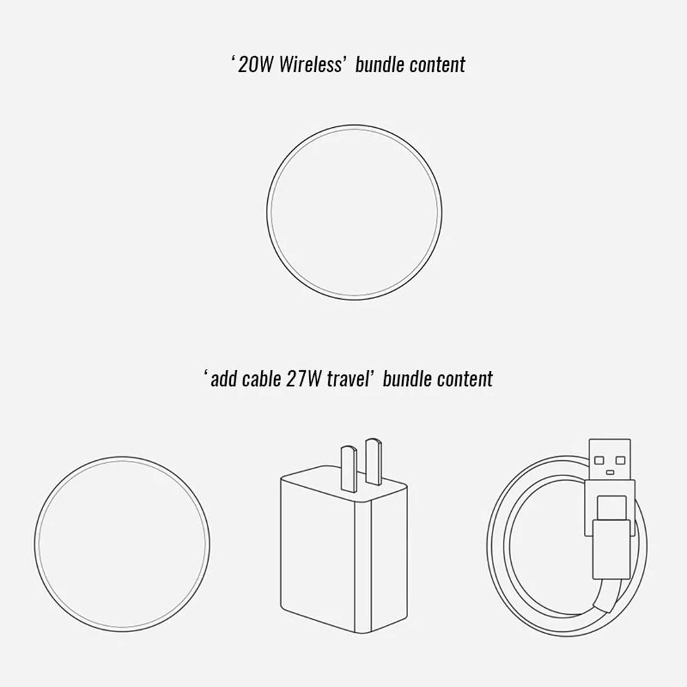 Xiaomi Wireless Charger Set 20W Fast wireless flash charging / independent silent fan / with Qi charging standard
