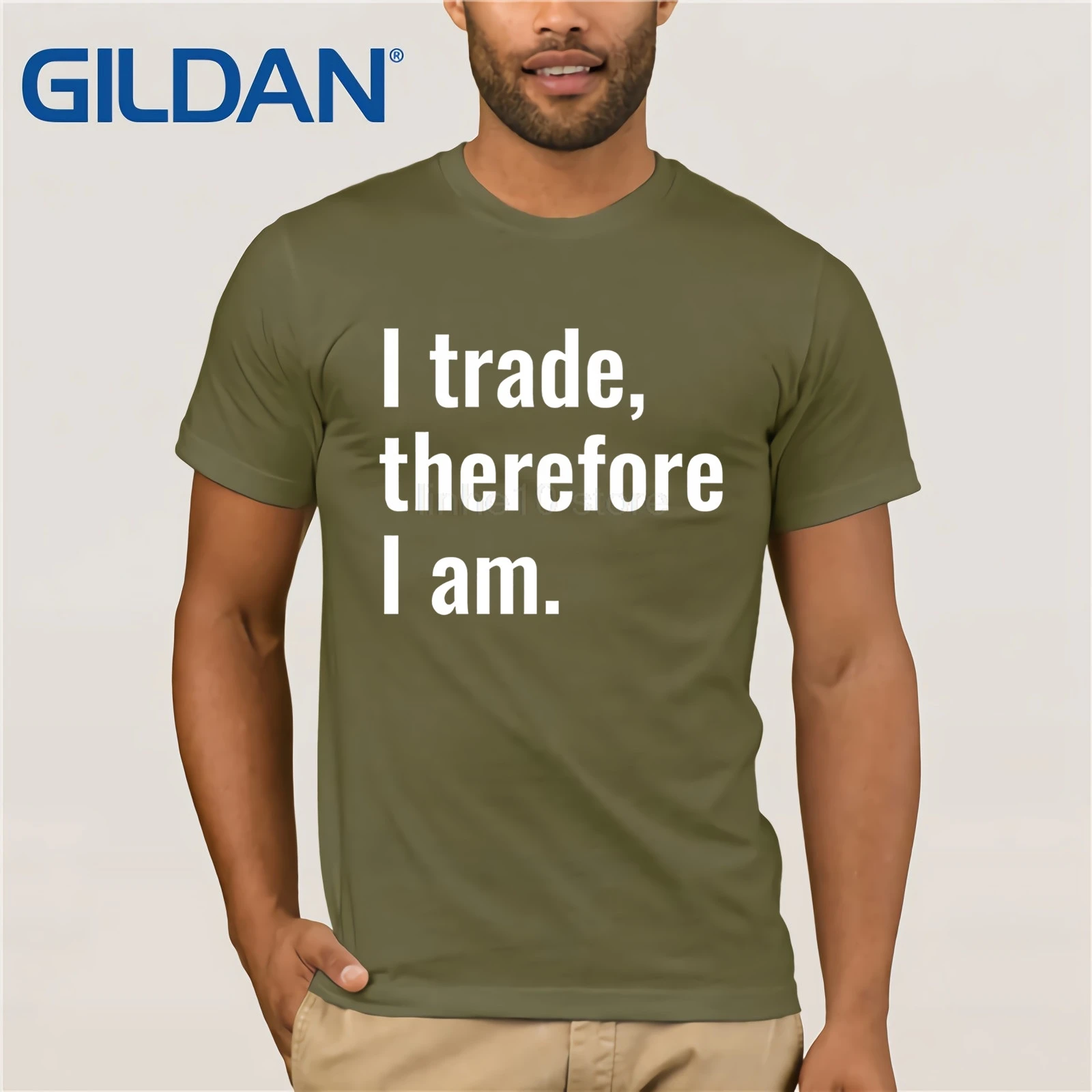 Инвестиционная и Торговая рубашка, Forex, акции, футболка - Цвет: army green