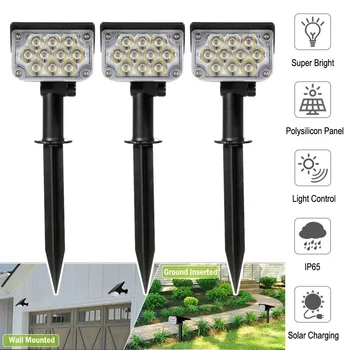 

20LED Solar Garden Light Outdoor waterproof garden lamp Solar Landscape Spotlights Lawn Lamps