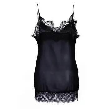 

Women Sexy Lacework Spaghetti Strap Tank Top Camisole Vest Crop Shirt Blouse