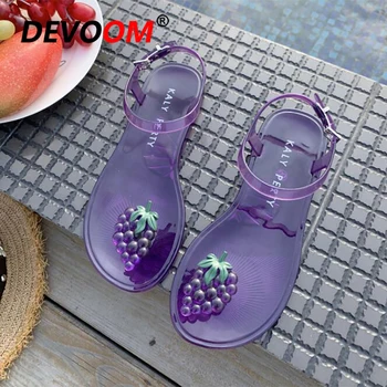 

Fashion Jelly Sandals women Soft Ladies Flat Sandals Summer 2020 Casual Beach Slippers Women Garden Shoes Woman Femmes Sandales