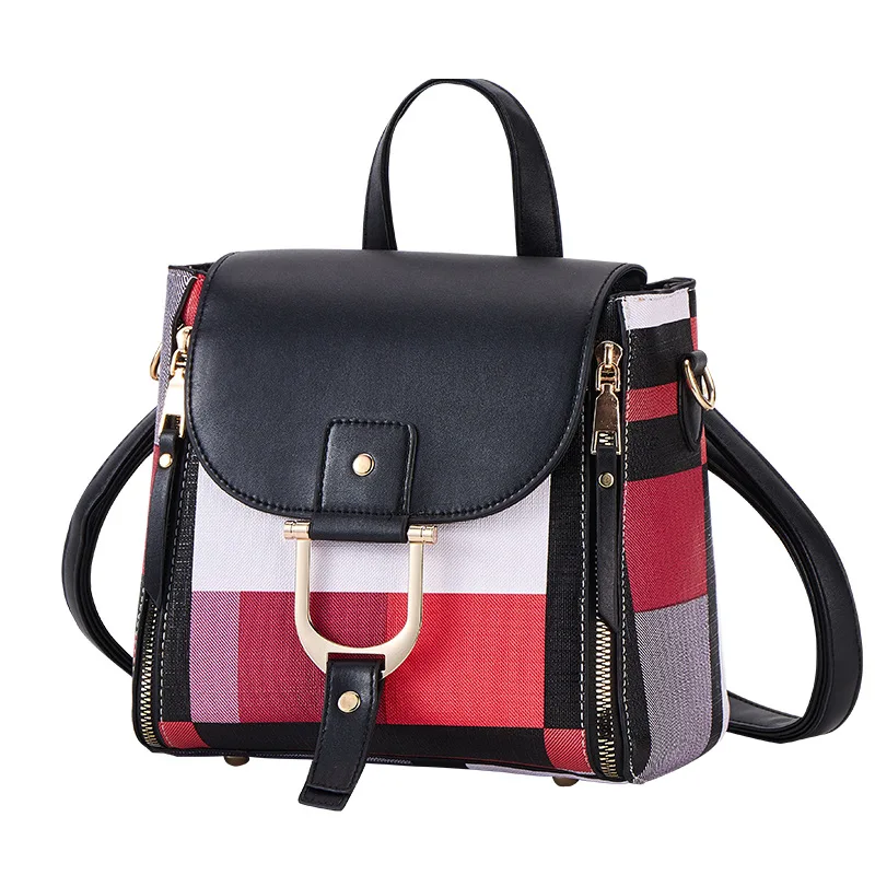 4 шт./компл. женские рюкзаки модный кожаный рюкзак для подростков девочек студенческий рюкзак Bolsas Mochilas Sac A Dos - Цвет: Black