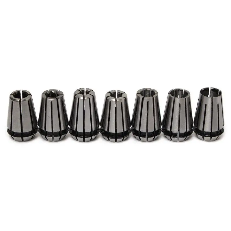 7 шт. 1-7 мм ER11 пружинная Цанга для ЧПУ Workholding гравировальный и фрезерный токарный инструмент