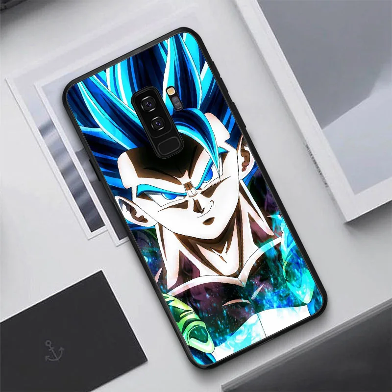 black Hot Dragon Ball Super Son Goku black soft TPU phone cases for Samsung Galaxy S10 S10PLUS S7Edge S8 S9 Plus note 8 A750 - Цвет: black