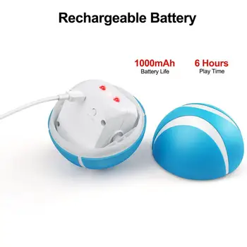

Newly Smart Interaction Ball Pet Toy 360Degree Self Rotating Ball Remote Control Multifunction Ball Cat Dog Toy for Cats Dogs