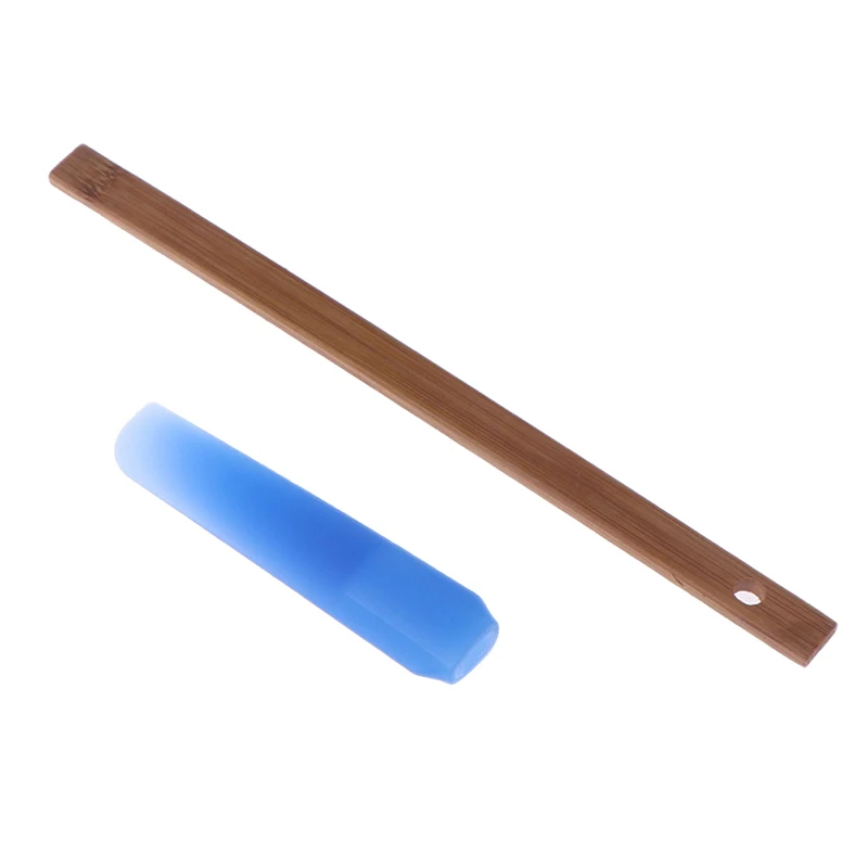 Шпатель с деревянной ручкой силиконовая антипригарная лопатка отверстием для