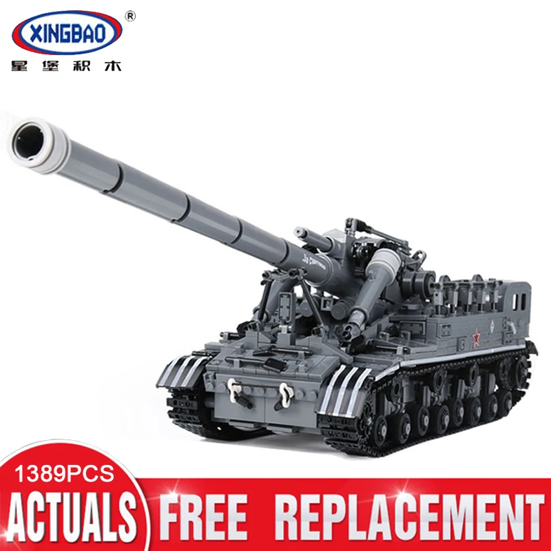 XingBao 06001 1389 шт. креативная серия MOC набор танков T92 Дети Образование строительные блоки кирпичи игрушки модель подарок