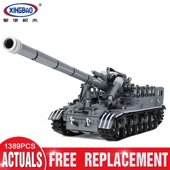 

XingBao 06001 1389Pcs Creative MOC Series The T92 Tank Set Children Education Building Blocks Bricks Toys Model Gift