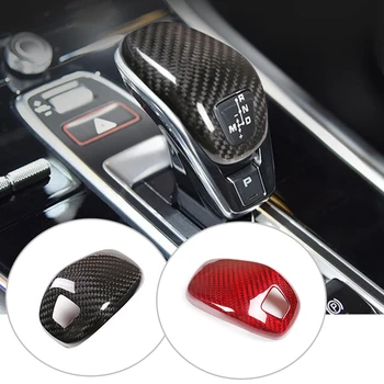

Real Carbon Fiber Interior Gear Shift Head Cover For Porsche Panamera 2017 2018 2019 2020 Car Accessories