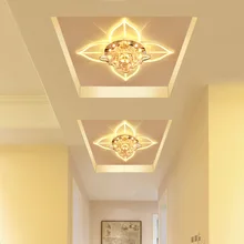 Современный минималистичный проходной свет светодиодный свет коридора круг креативные входные огни лампы для прихожей гостиная потолочный светильник