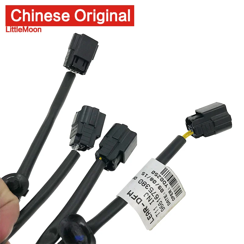 Littlemoon original injector harness plug 656905 9661675380 for Peugeot 301 206 307 308 2008 408 Citroen C3 C4 Elyess DS3 DS4