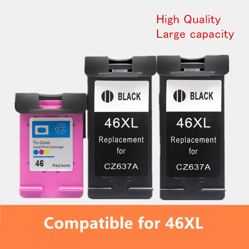 Картридж для принтера hp 46 DeskJet 2520hc 2020hc 2025hc 2029 2529 4729 3 упаковки|Детали принтера| |