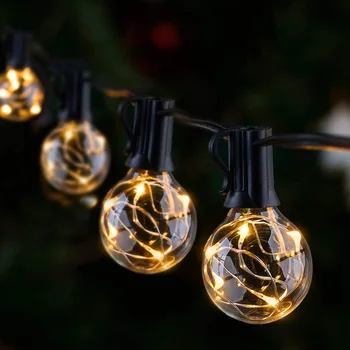 

G40 Led String Lights 7.5M 25PCS Vintage LED Bulb IP65 Waterproof Outdoor Garland Strings for Backyard Christmas Wedding Decor