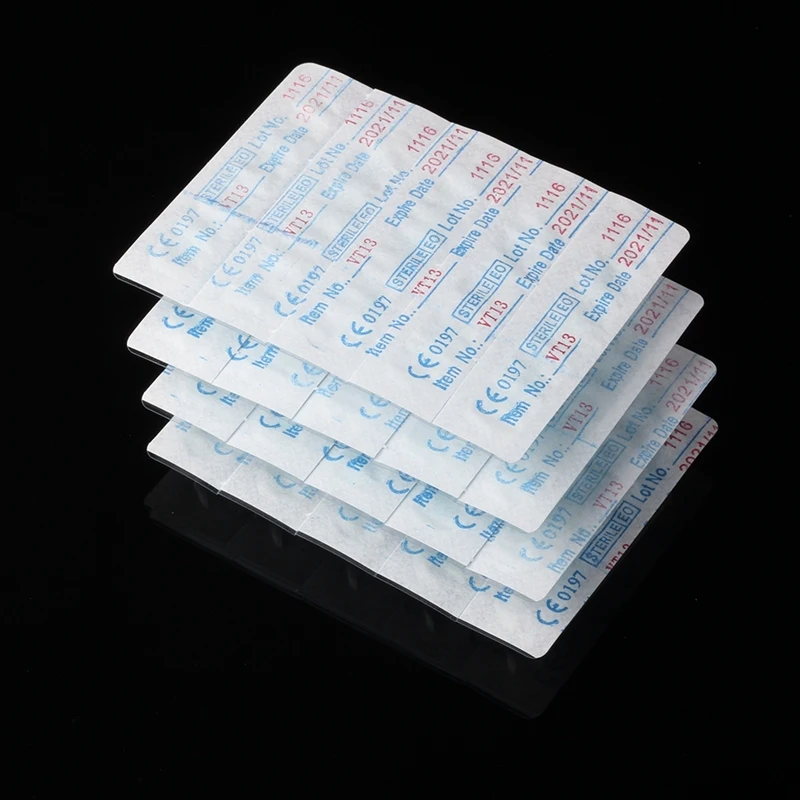50pcs FT/DT/VT Tattoo Tips Blue Mixed Sterile Disposable Tattoo Machine Gun Nozzle Tips Needle Tube Tattoo Gun Needle Ink Cup