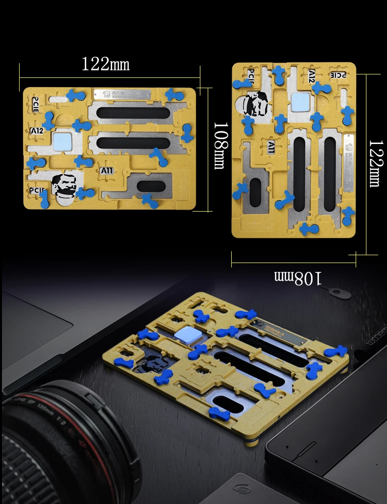 MECHANIC IPhoneX XS MAX XR Взрывозащищенная Оловянная материнская плата ремонт платформы MR-X посадка олова дегумминг многофункциональный инструмент для ремонта