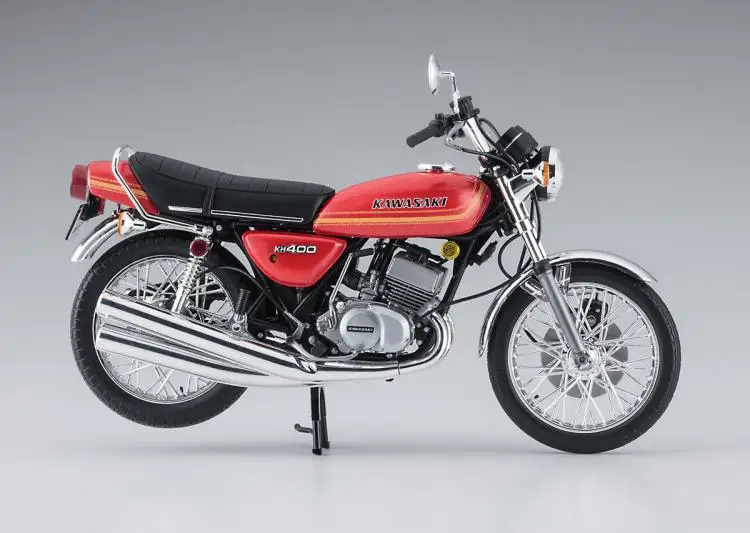 1/12 Kawasaki KH400-A3/A4 мотоцикл Diy сборный автомобиль модель 21720