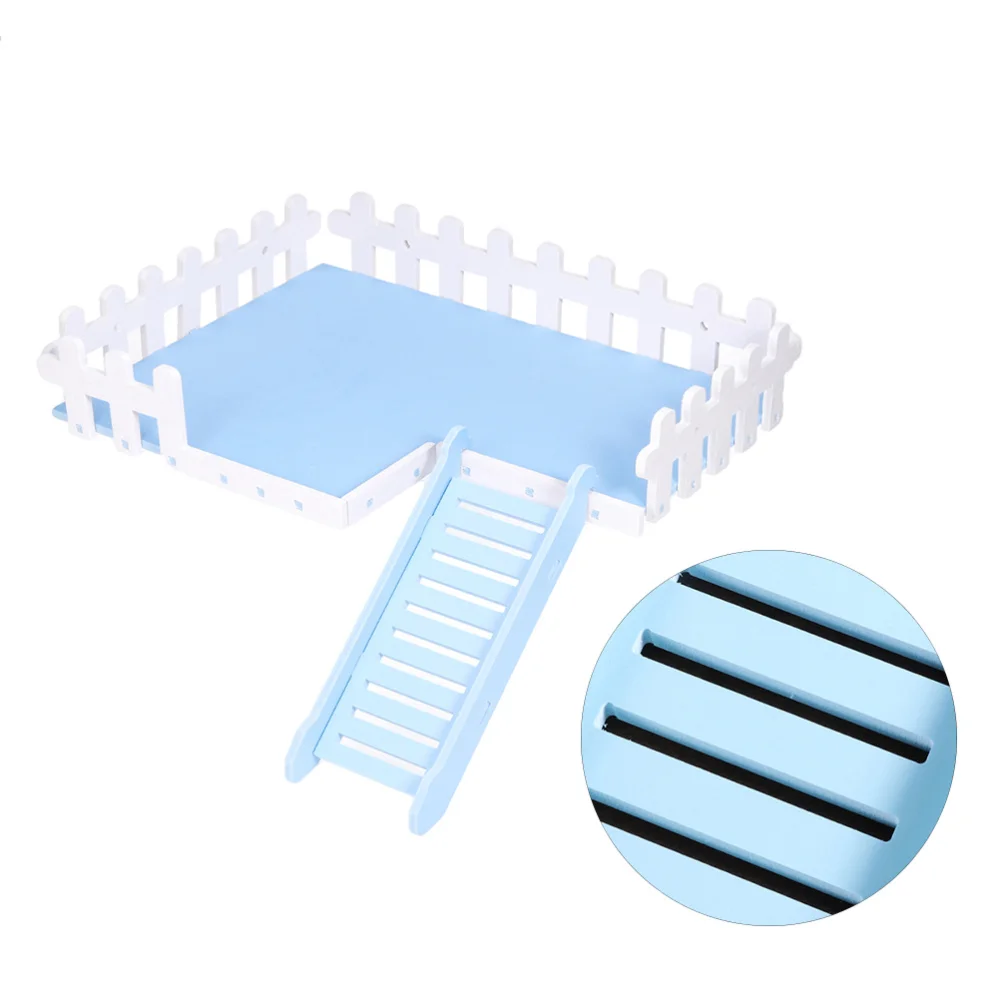 1 Набор деревянный забор для попугая хомяка лестница и платформа белка хомяк