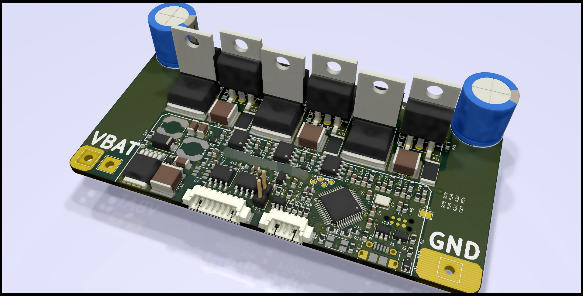 

The Original VESC Single Chip Driver Gatedrivers ESC OTMC (board Part - Hardware V1.4)