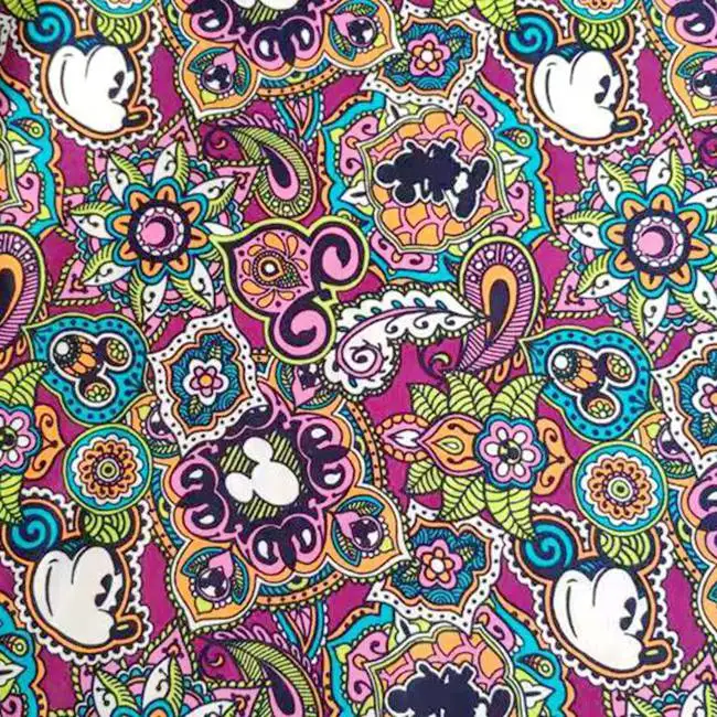 100*150cm Classic Mickey Minnie Cotton Fabric For Sewing Fat Quilting Patchwork Tissue Tilda Doll DIY Handmade Material