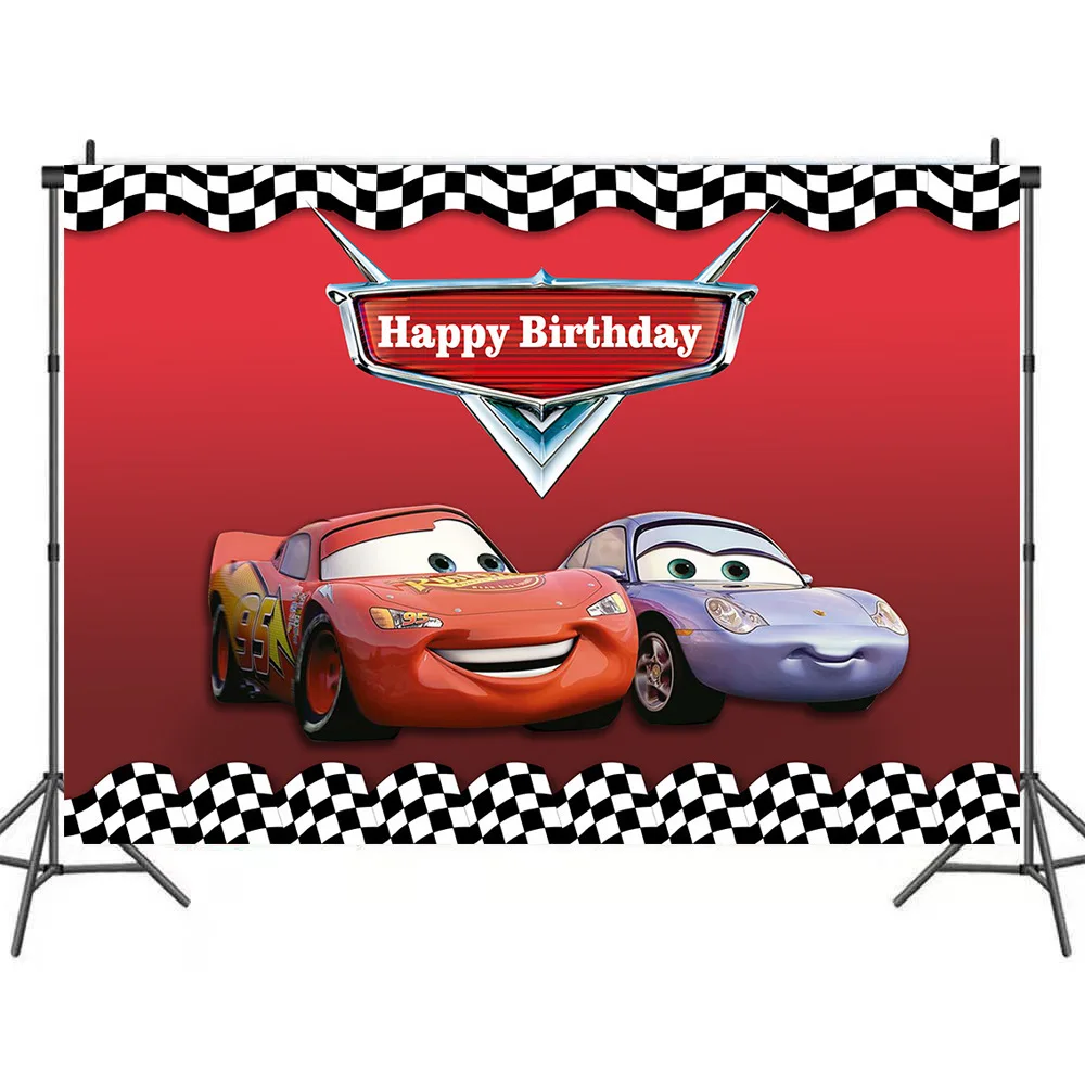 Disney Lightning McQueen Cars Theme Party Supplies Set Theme Kid Birthday Party Decor Family Party Baby Shower Supplies