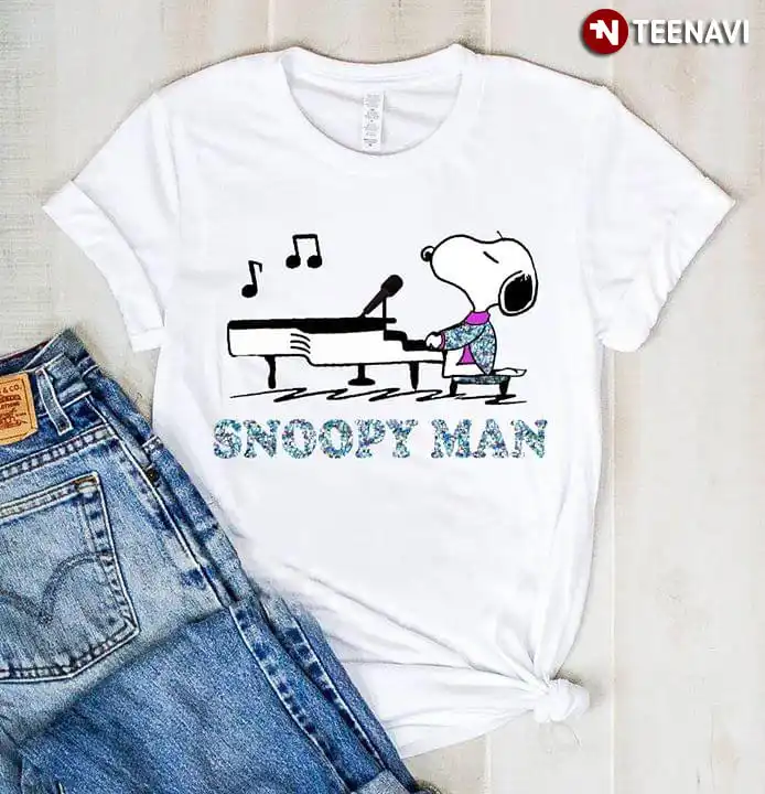 camiseta snoopy hombre