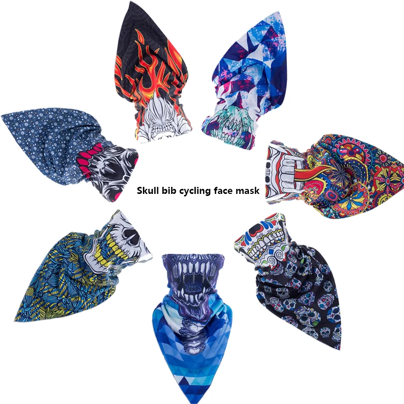 Теплый Череп Призрак Маска для лица шеи Теплый Мотоцикл Велосипед ветронепроницаемый подшлемник